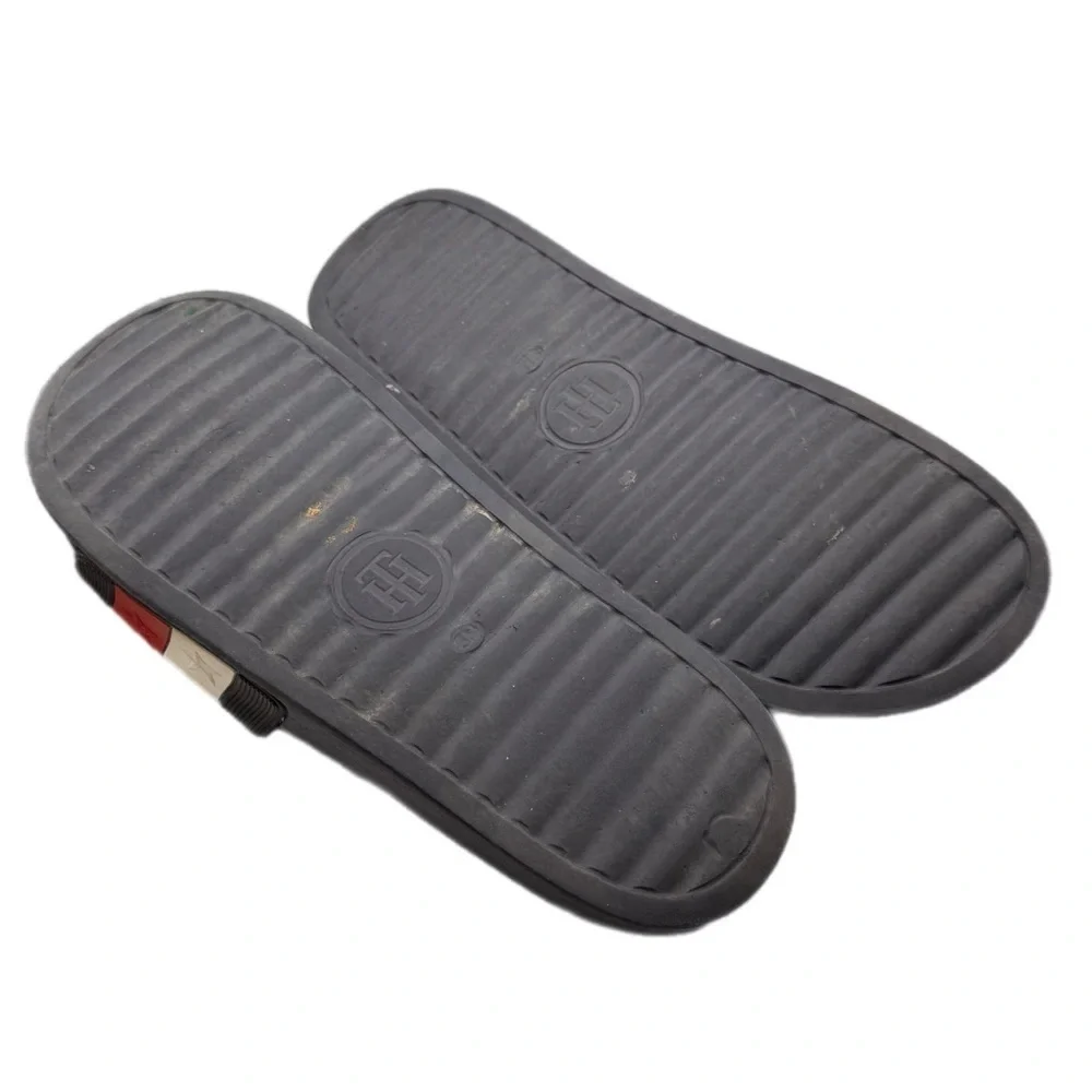 Tommy Hilfiger | Dulce 2 Dark Blue Red & White Slide Sandals Star Studded